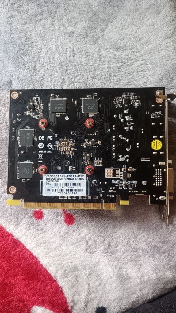 Відеокарта Rx 550 4GB 128 bit ddr5