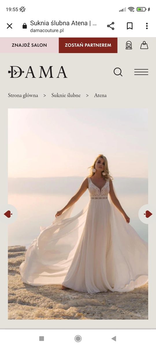Suknia ślubna Atena z Dama Couture