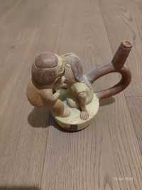 Peru figurka gliniana -replika ceramiki Moche- wieczór kawalerski