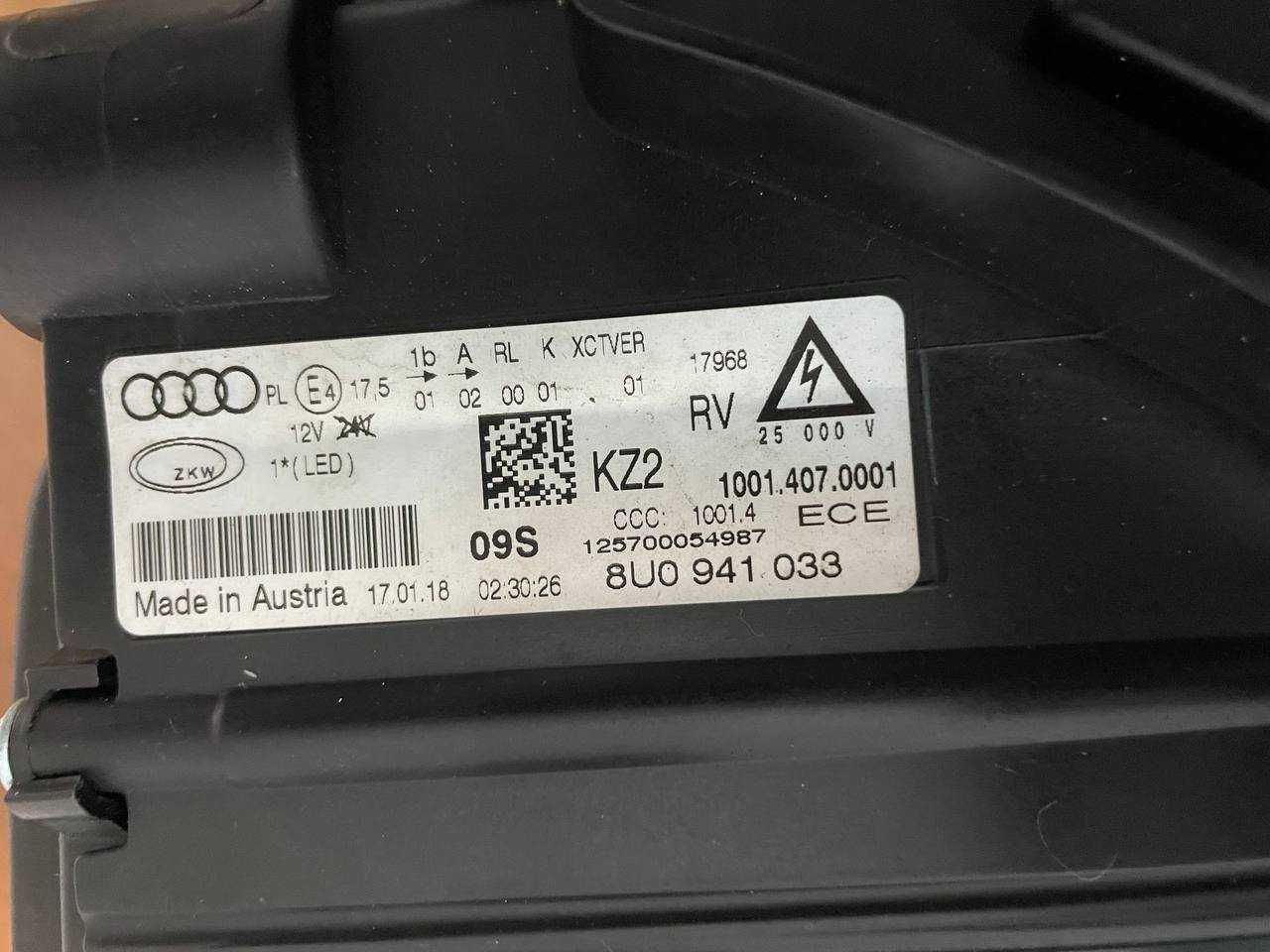 Фара фары Ауди Audi Q3 8U0 2014-2018 Full led оригигал бу trade in