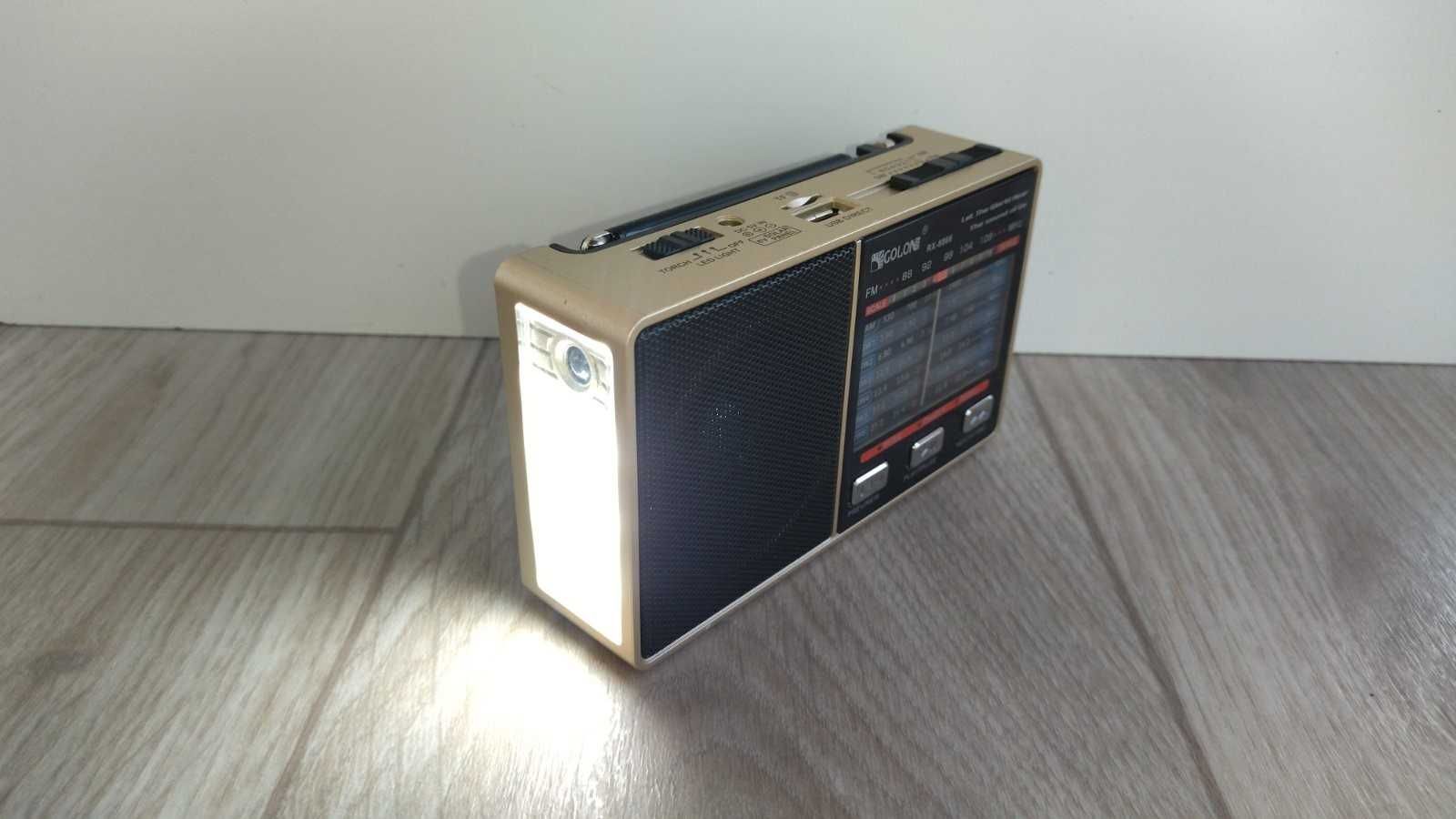 Радіоприймач GOLON RX-8866, USB/microSD, mp3, акумулятор Li-Ion 14500