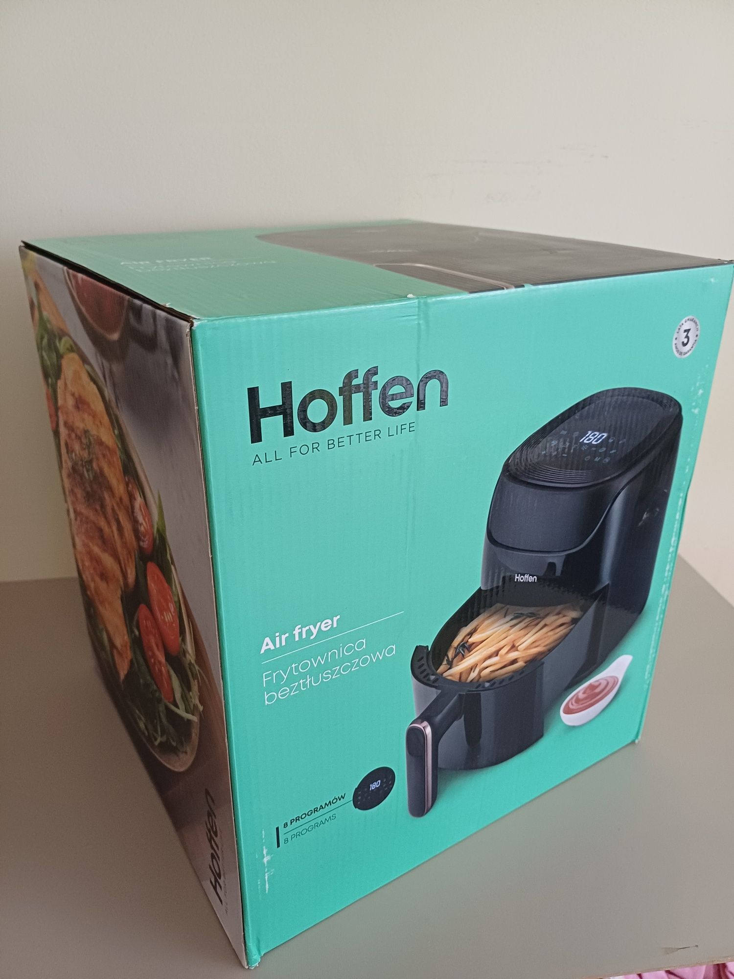 Nowa frytkownica beztłuszczowa HOFFEN, airfryer