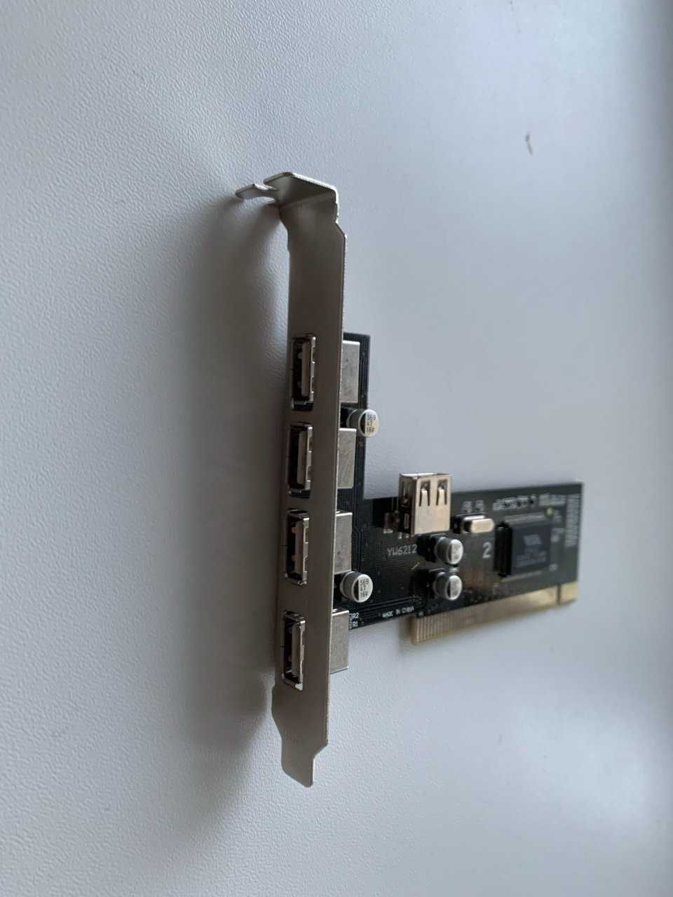 USB контроллер PCI Controller Card 4+1 Port USB 2.0