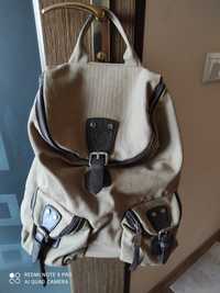 Рюкзак фирменный Bata с кожаными вставками