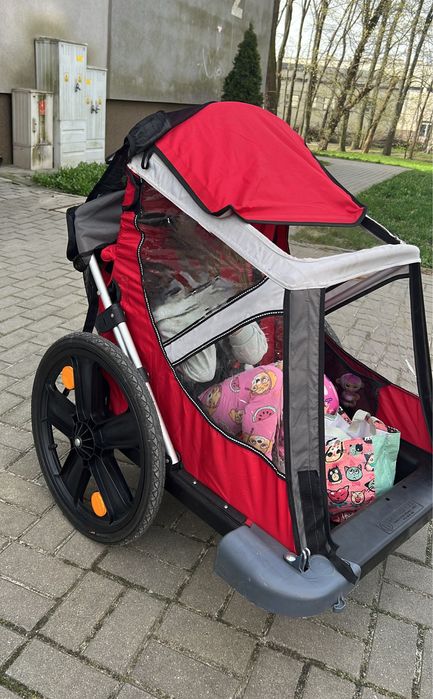 Przyczepka rowerowa dwuosobowa Bellelli
