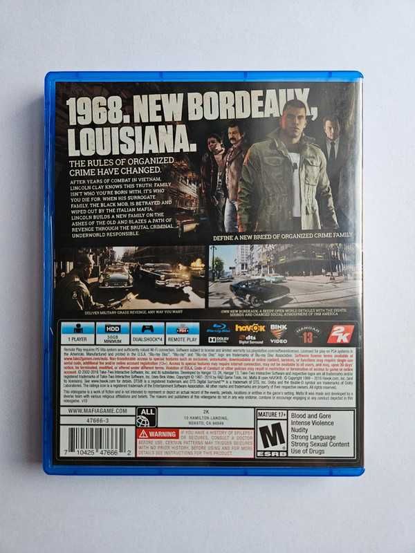Mafia 3 (PS4) US Version