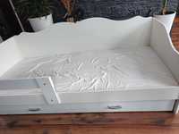 Łóżko dziecięce białe 180x80