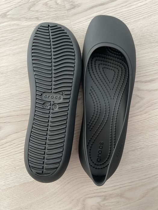 НОВІ! Жіночі балетки Crocs Brooklyn Flat 38-39 24 см Black