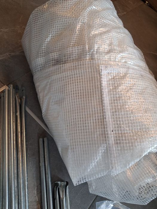 VOUNOT Szklarnia foliowa, ściany boczne, zwijana, odporna na warunki