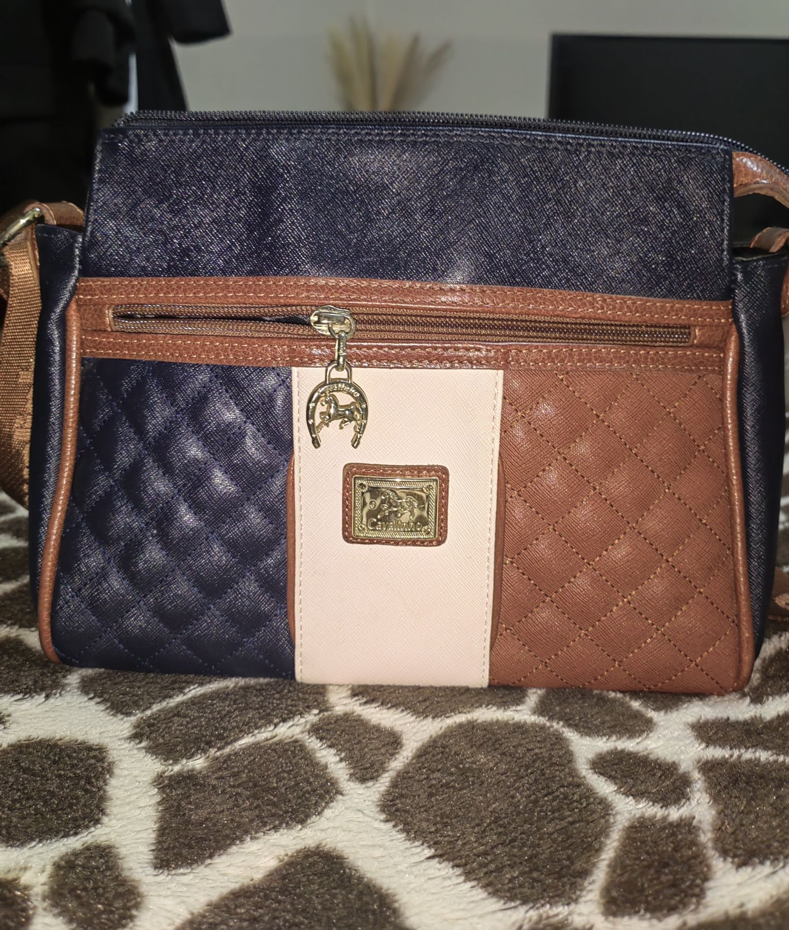 Bolsa Tiracolo Sublime Multi-Azul Cavalinho l