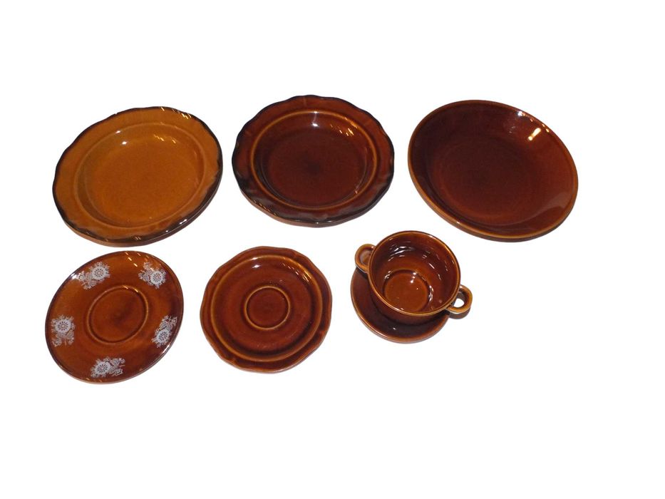 Porcelit Pruszków brązowy MIX B10/0202