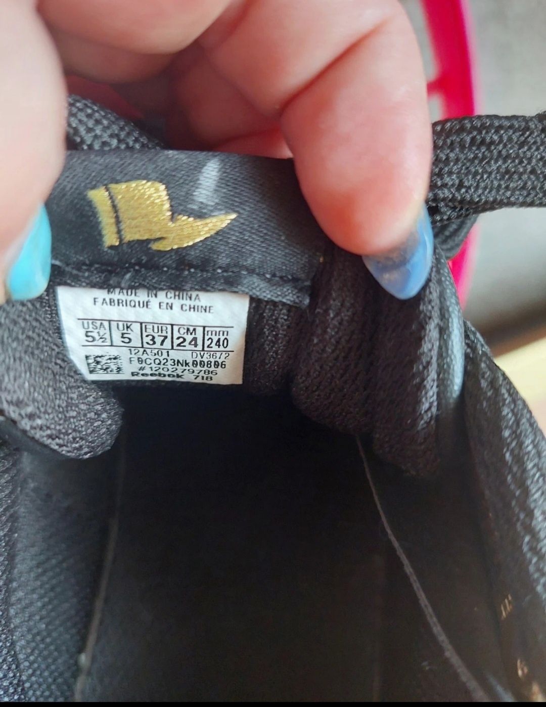 Adidasy czarne Reebok