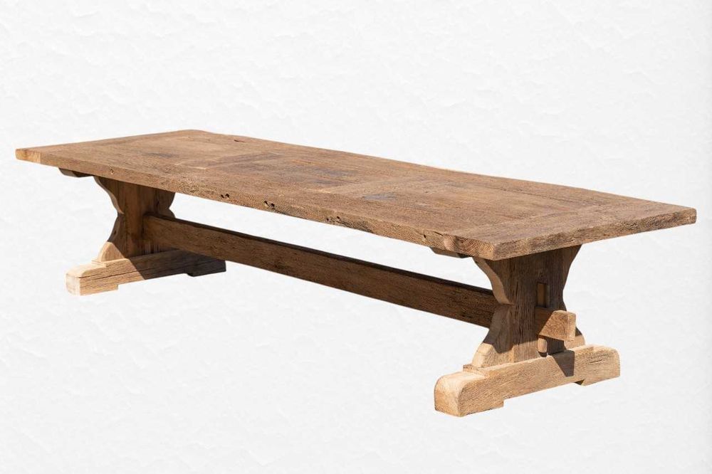 Dębowy stół, lity dąb, rustykalny 400x120 cm