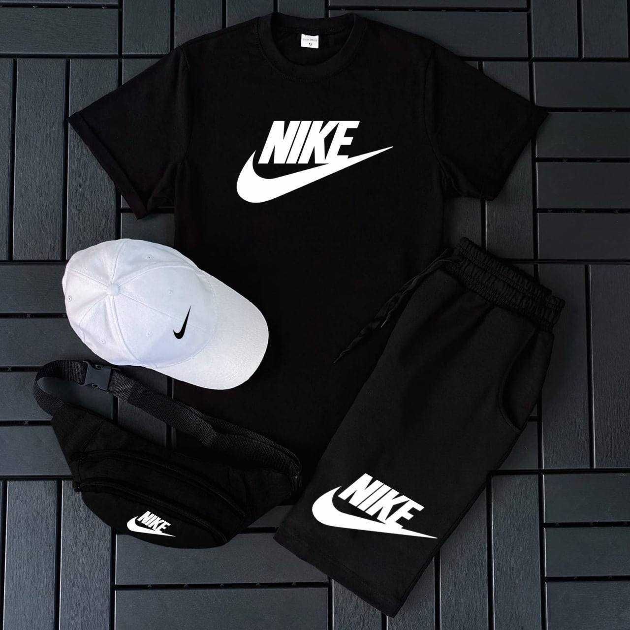 Футболка + шорти Nike спортивний костюм на літо Nike комплект Найк