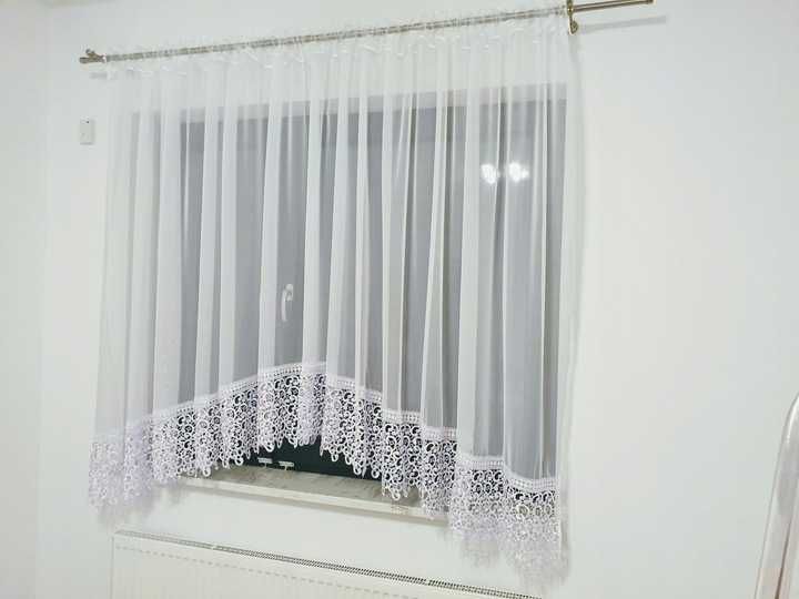 gotowa firana z gipiura 400x175