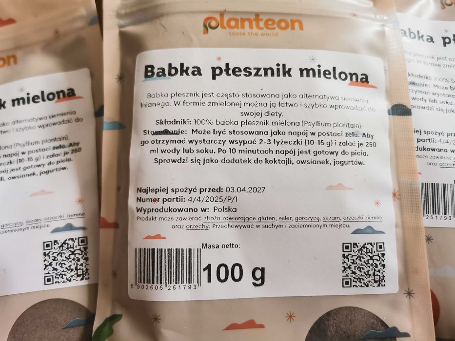 Poprawa pracy jelit u psa babka płesznik zestaw