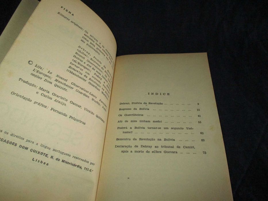 Livro Bolívia Um segundo Vietname? Régis Debray