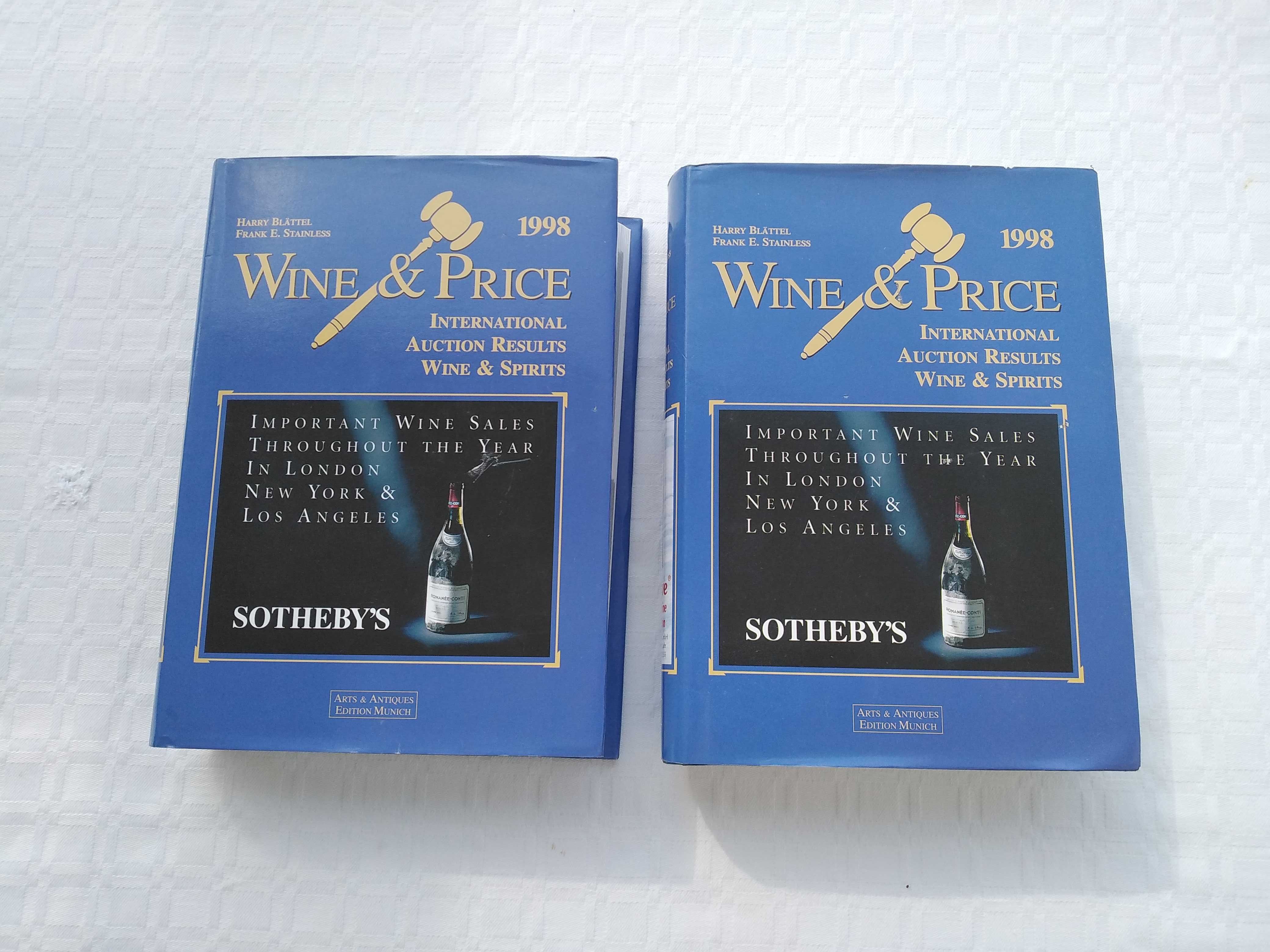 2 Volumes do Livro Wine & Price 1996