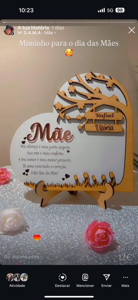 Presente dia da mae
