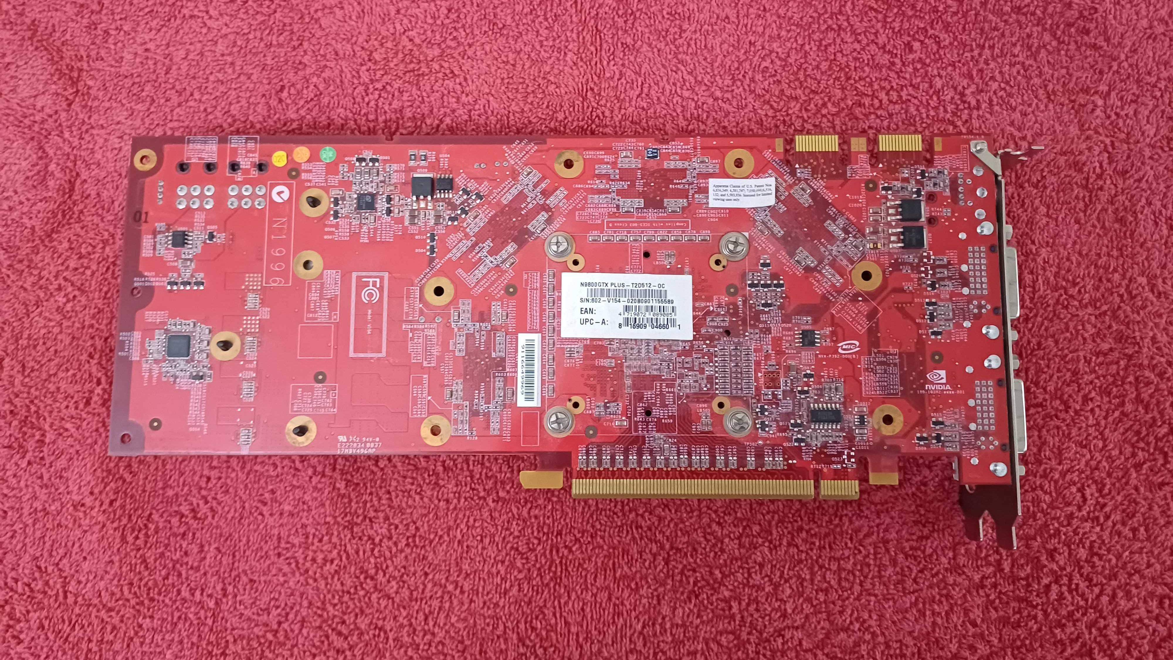 Видеокарта PCI-E Msi N9800 GTX Plus-t2d512