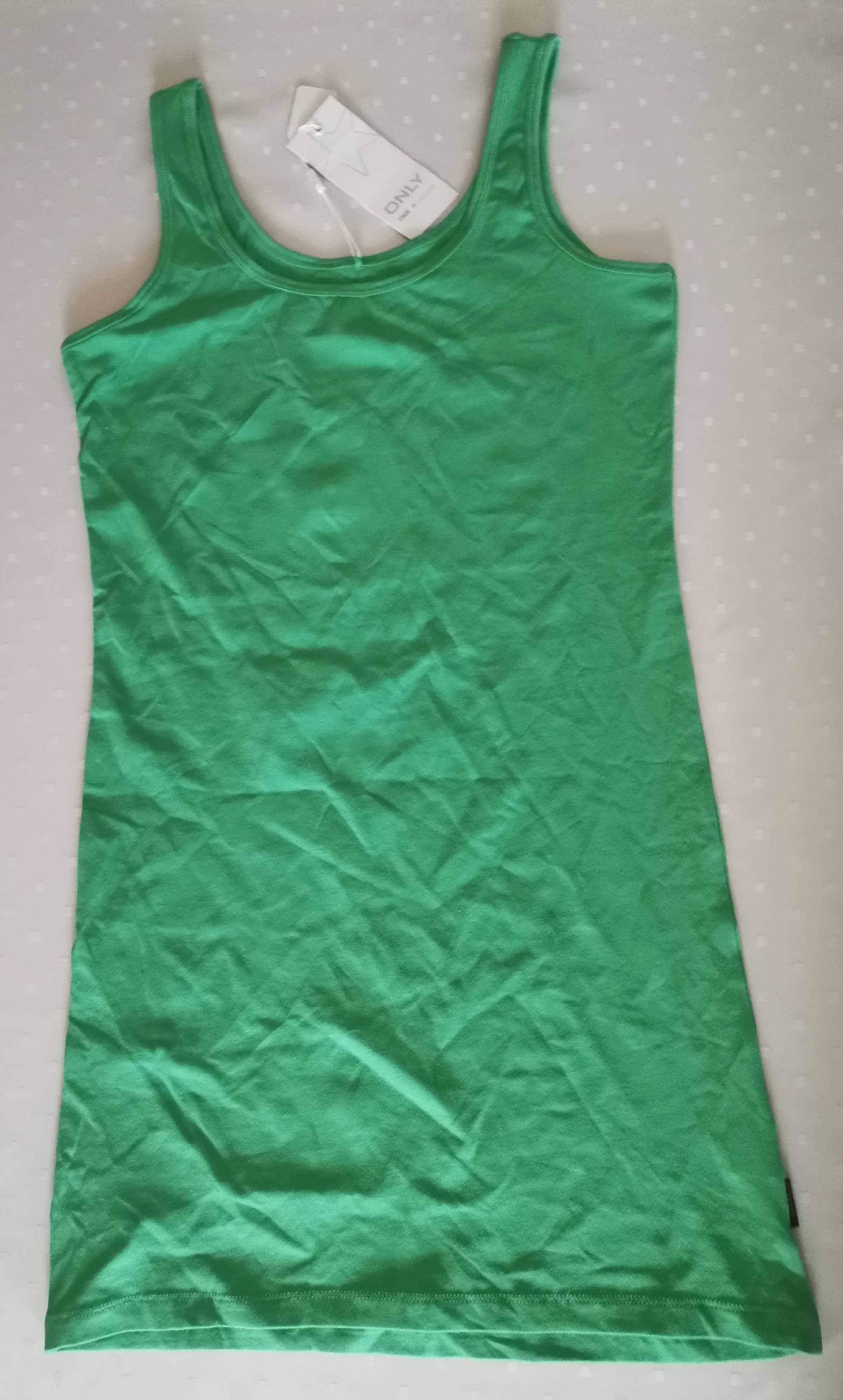 Zielony long top ONLY rozmiar M