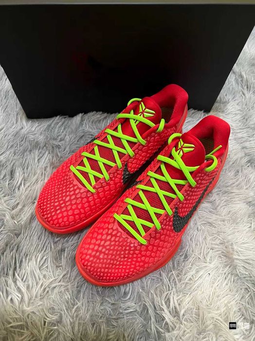 Buty meskie Mokasyny Nike_Kobe_6_Protro_Reverse_Grinch r.45