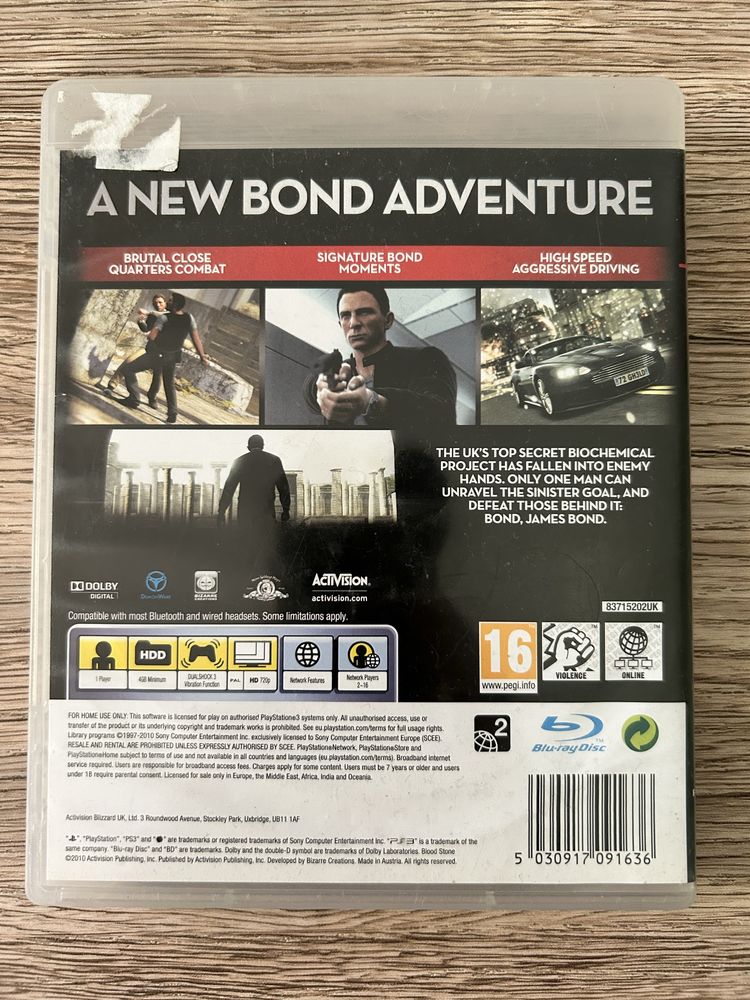 Gra na PS3 007 Blood Stone