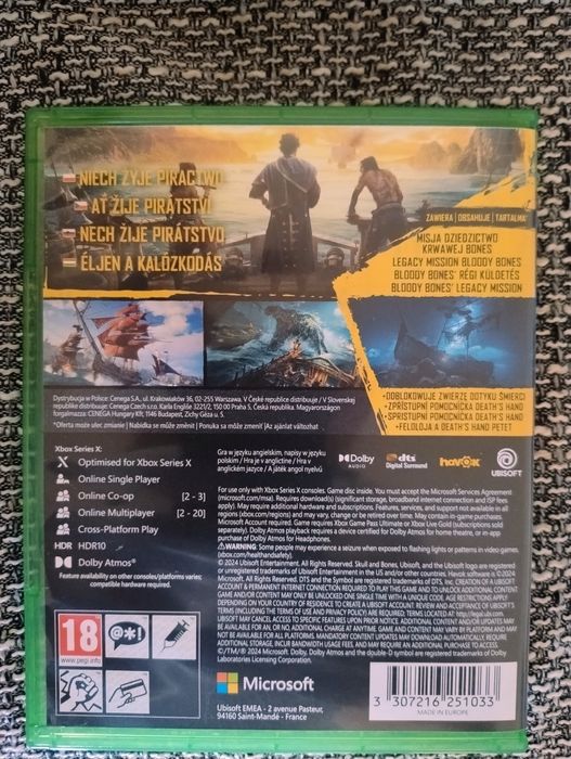Skull and bones xbox special edition PL