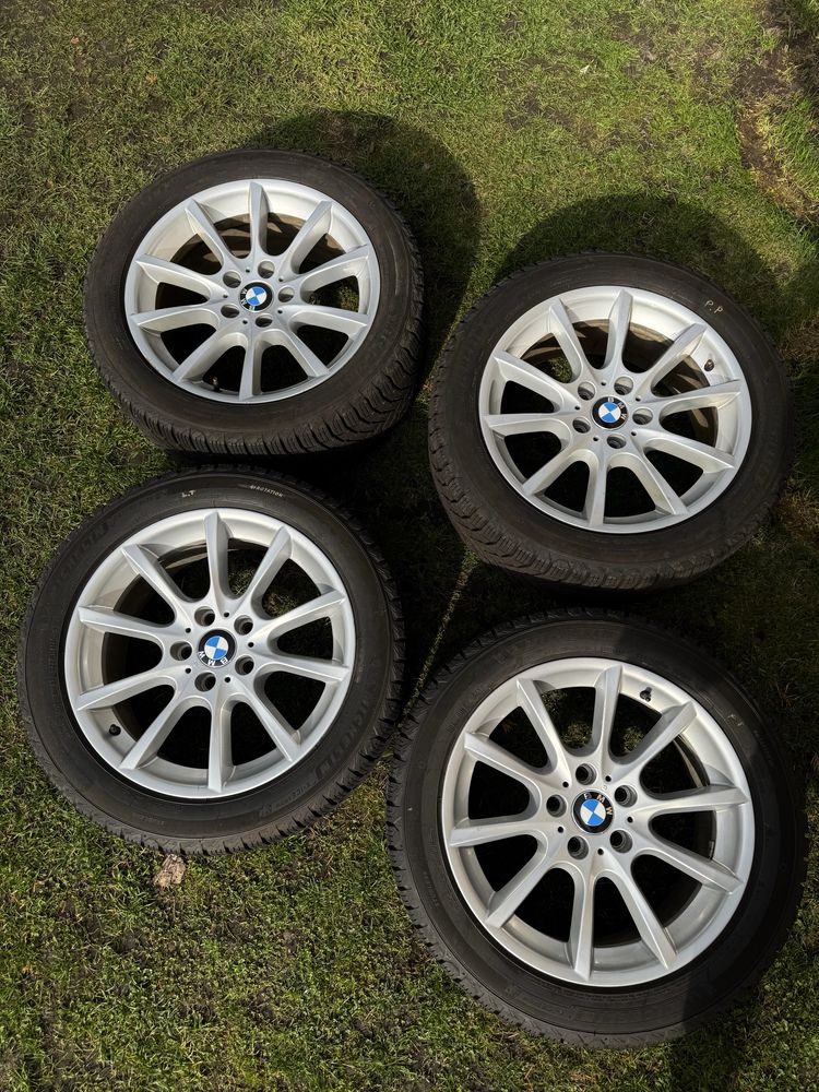 Bmw f10 f11 koła zimowe 18 styling 281 opony Michelin X-Ice 8mm 5x120