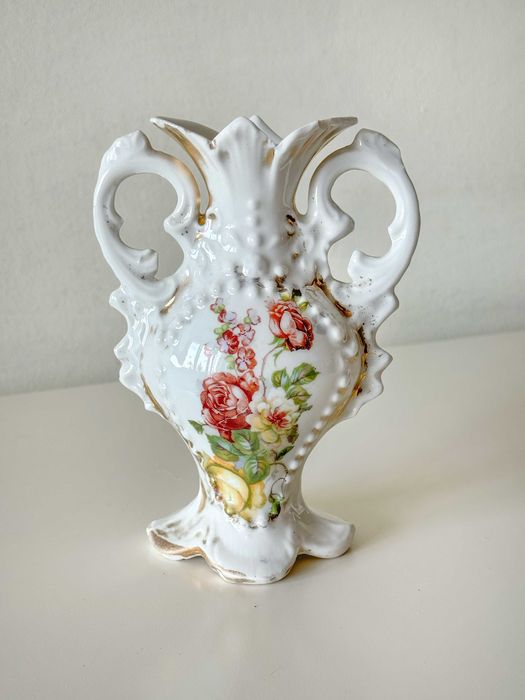 Wazon porcelanowy Vintage Kwiaty