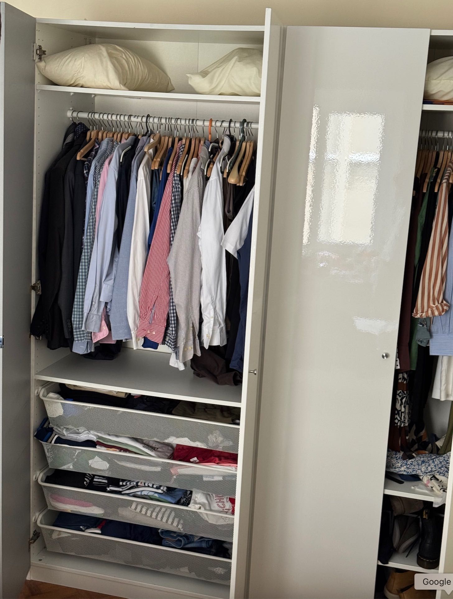 Roupeiro/ Wardrobe Ikea PAX/Fardal - 2m (L/W) x 2,36m (A/T)