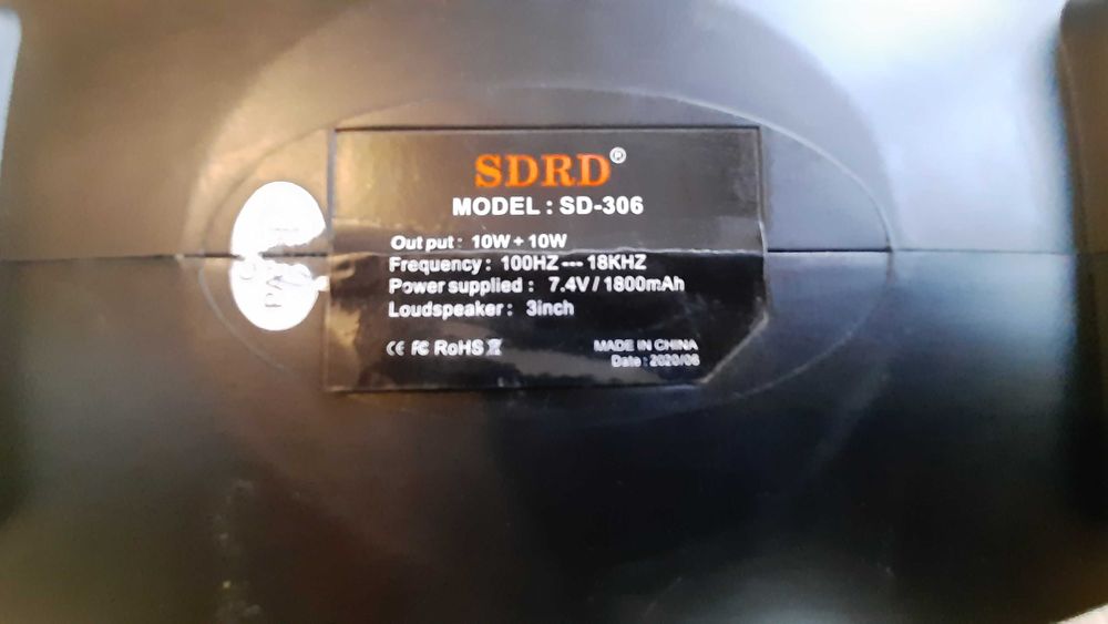 Продам портативну колонку SDRD model:SD-306