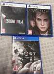 Zestaw gier: Resident Evil 4, A Plaque Tale-Requiem, Ghost of Tsushima