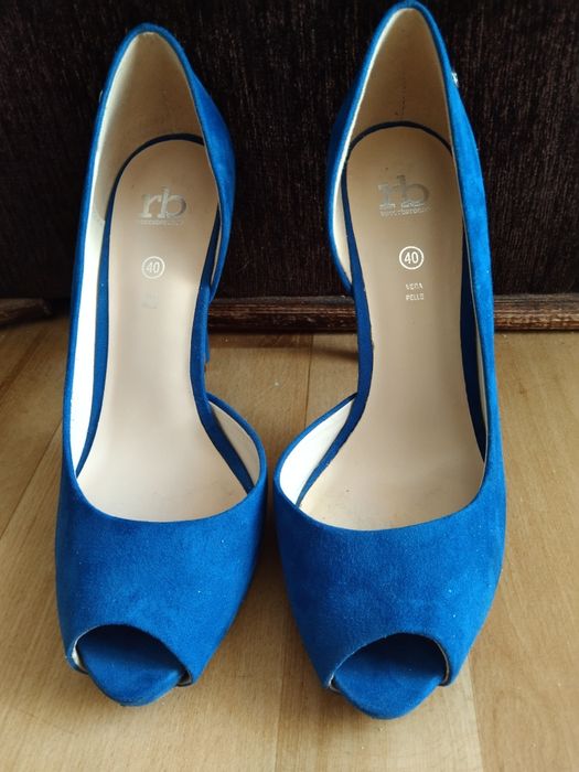 Obcasy niebieskie  Roccobarocco