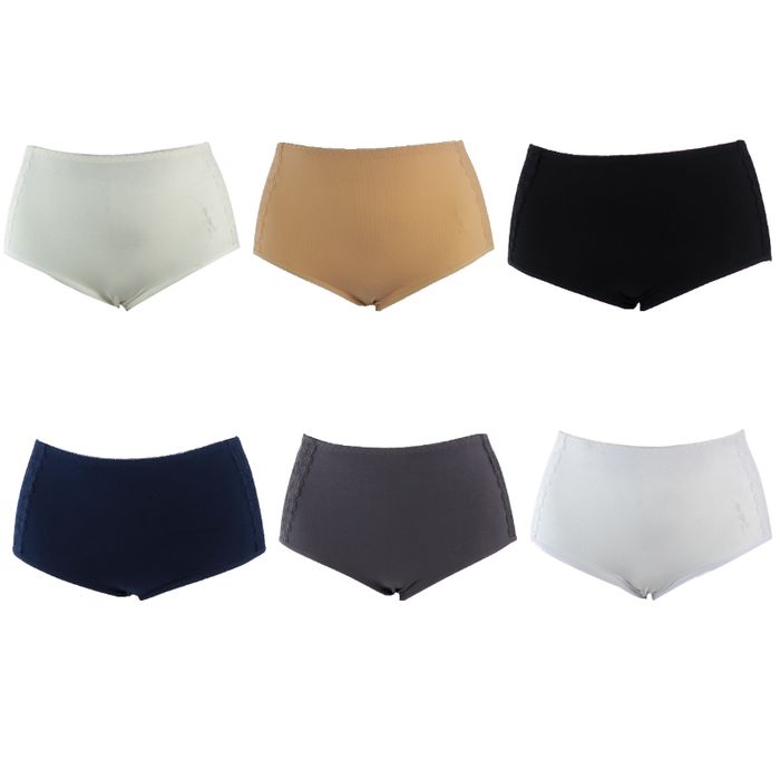 Majtki damskie duże rozmiary 1 szt. beżowy 4xl