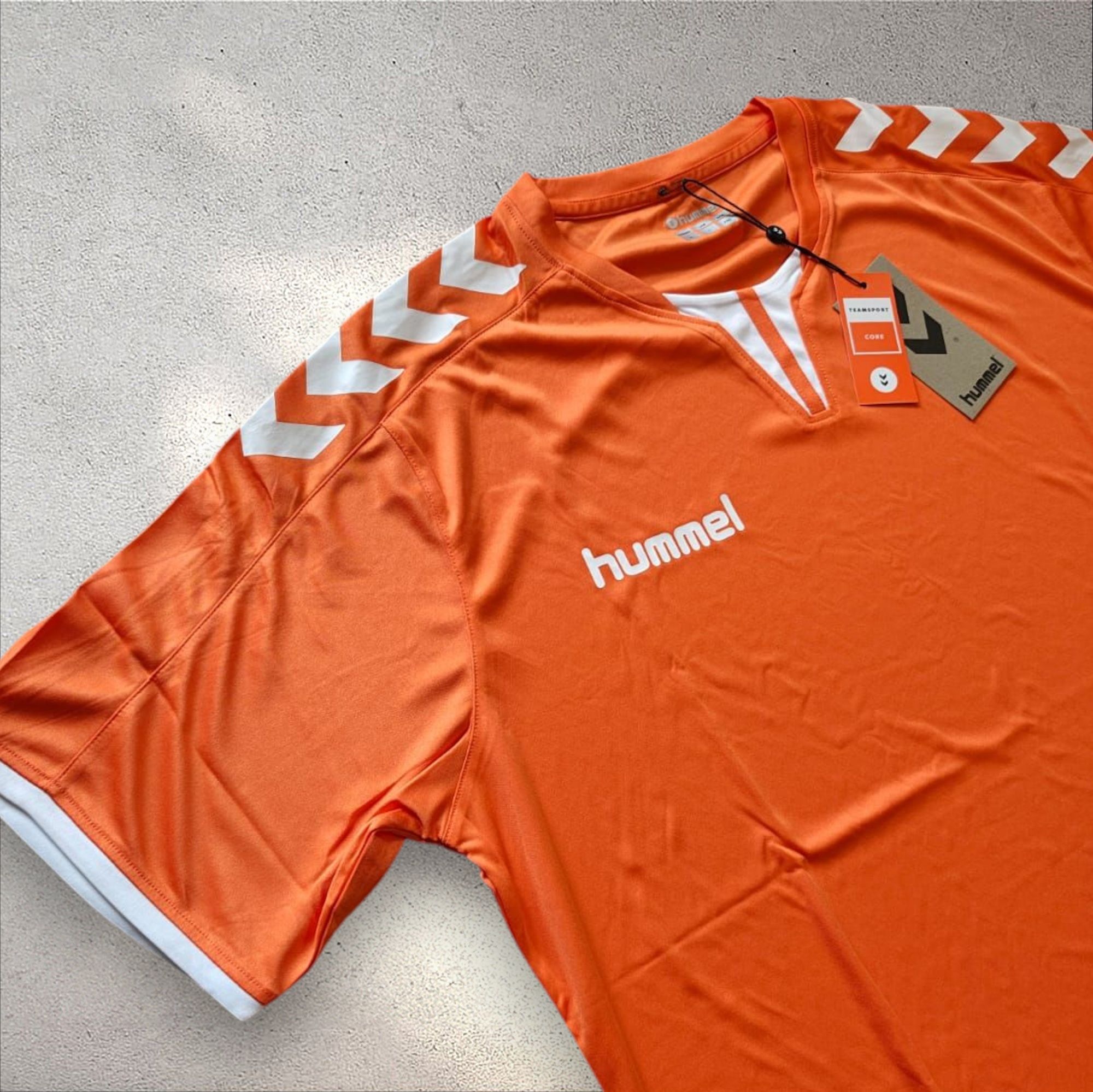 Koszulka sportowa, treningowa, pomarańczowa Hummel XL H239