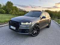 Audi Q7 VAT23%_Krajowy_LedMatrix_AktywnyTempomat_WentylowanaSkóra_Panorama_TOP