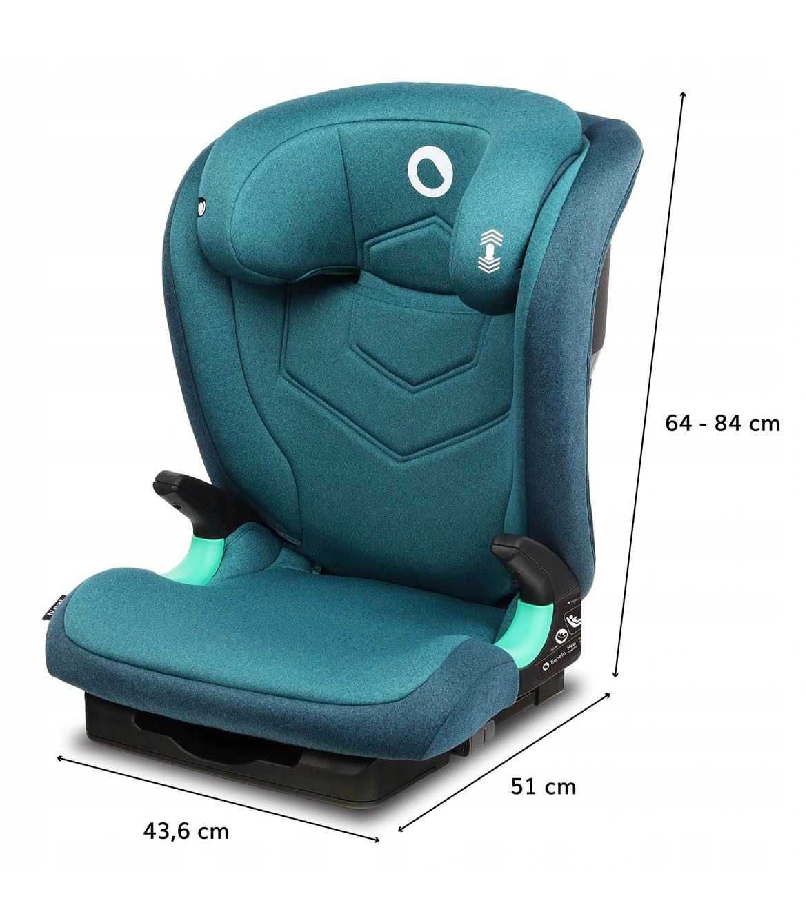 FOTELIK SAMOCHODOWY LIONELO NEAL I-Size 100-150 Cm Isofix, Pochylany