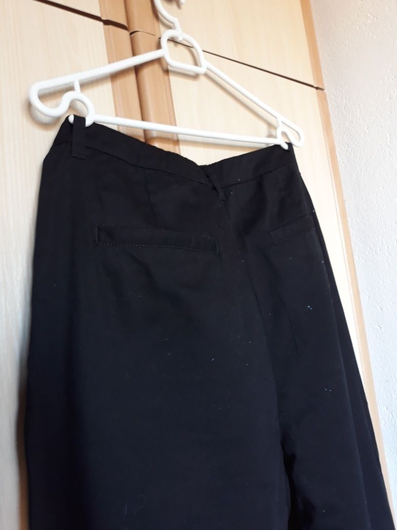 Spodnie ASOS nowe materiałowe czarne bawełna 40 L
