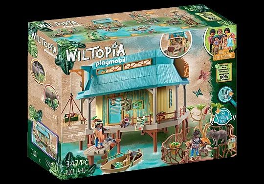 Wiltopia - Playmobil Wiltopia Centro de cuidados de animais Amazónia a