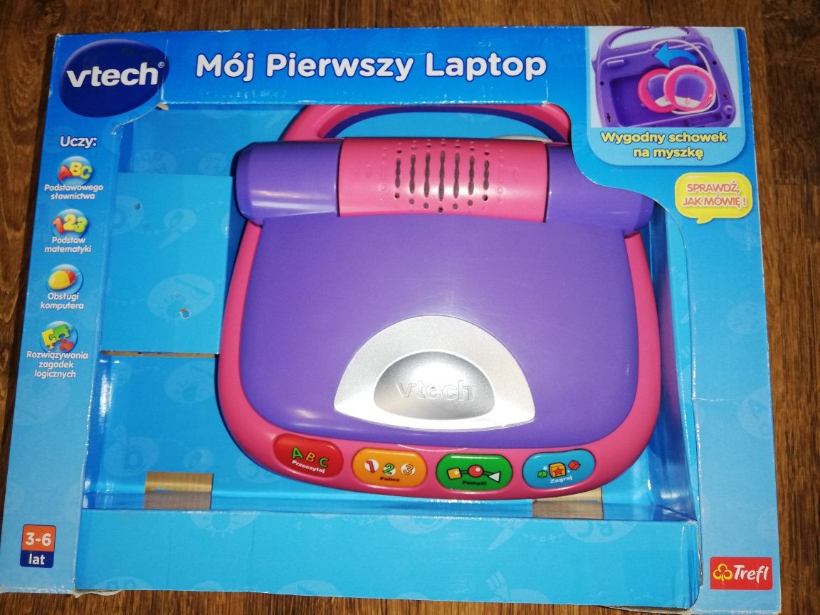 Vtech mój pierwszy laptop abc smartfonik 3+