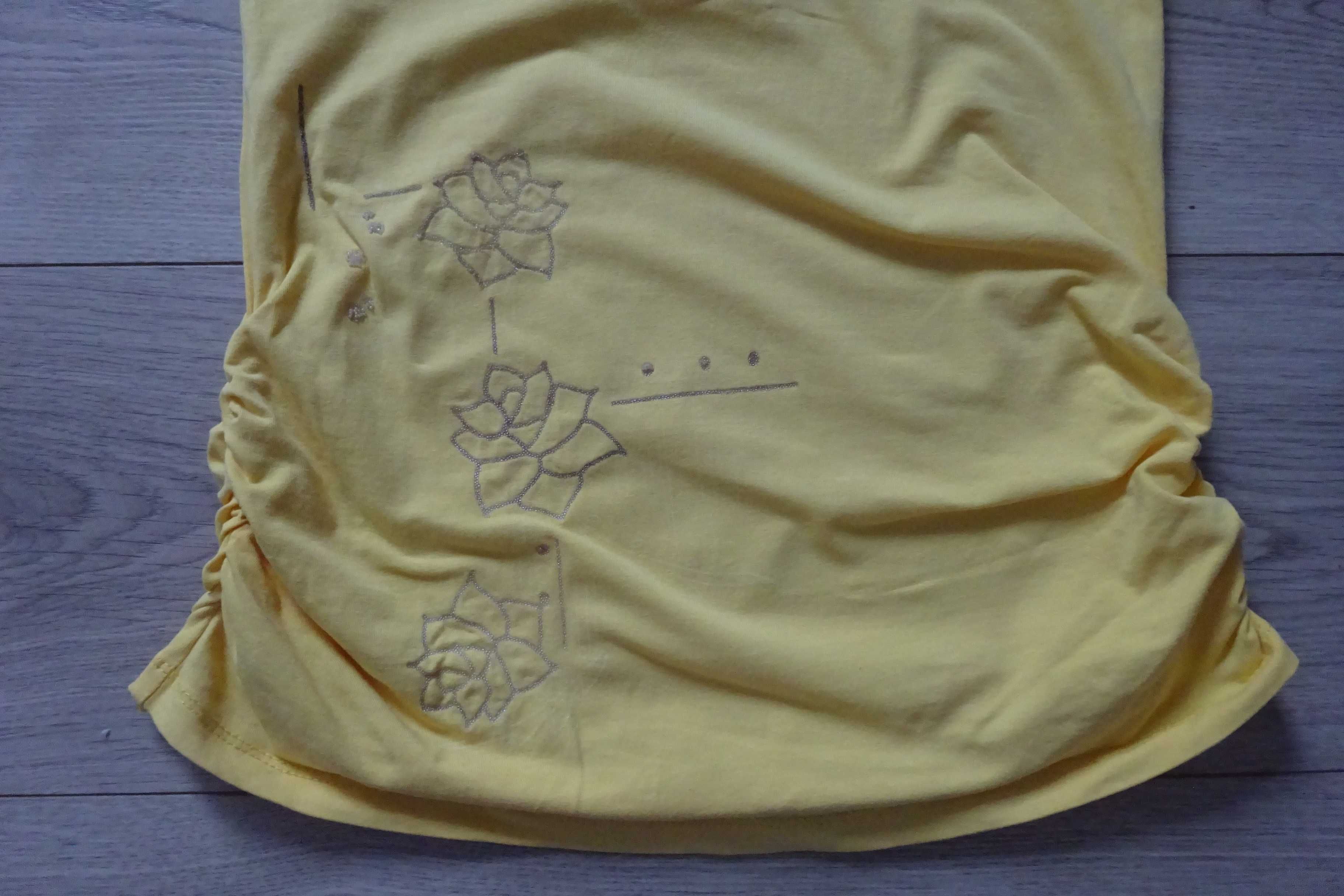 Bluzka tunika żółta r. S/M