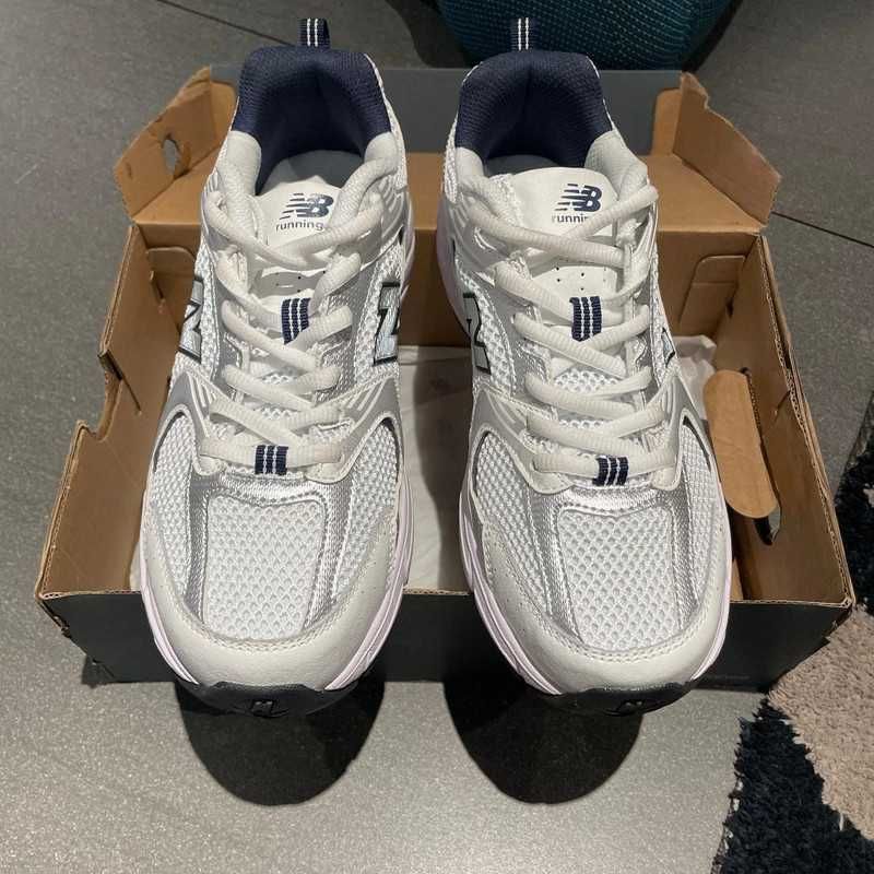 New Balance530_White Sneakersy Damskie_Moda Modne 37.5