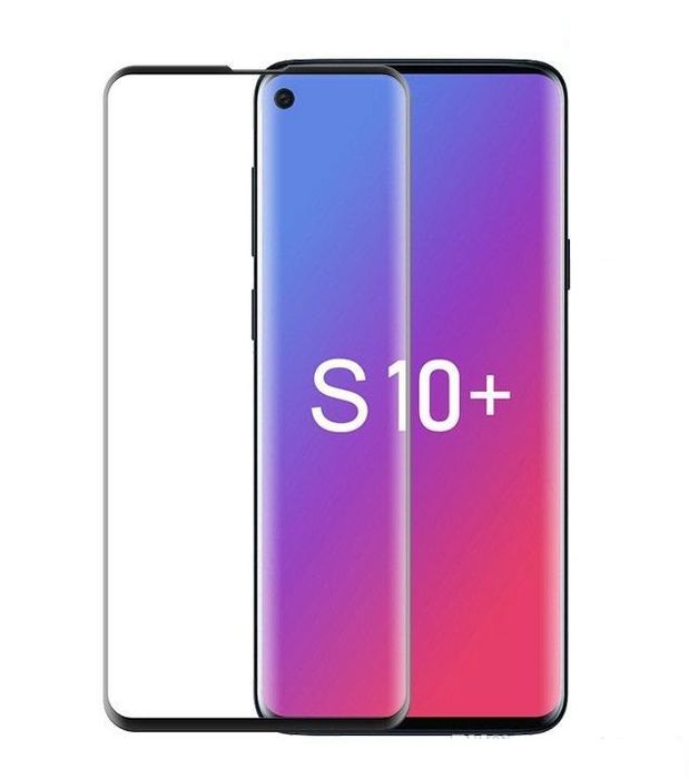 3 películas curvas + capa silicone Samsung S10 plus