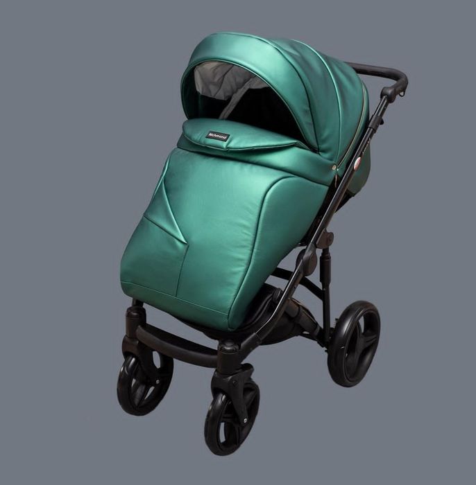 Коляска з еко шкіри,дитяча 2в1