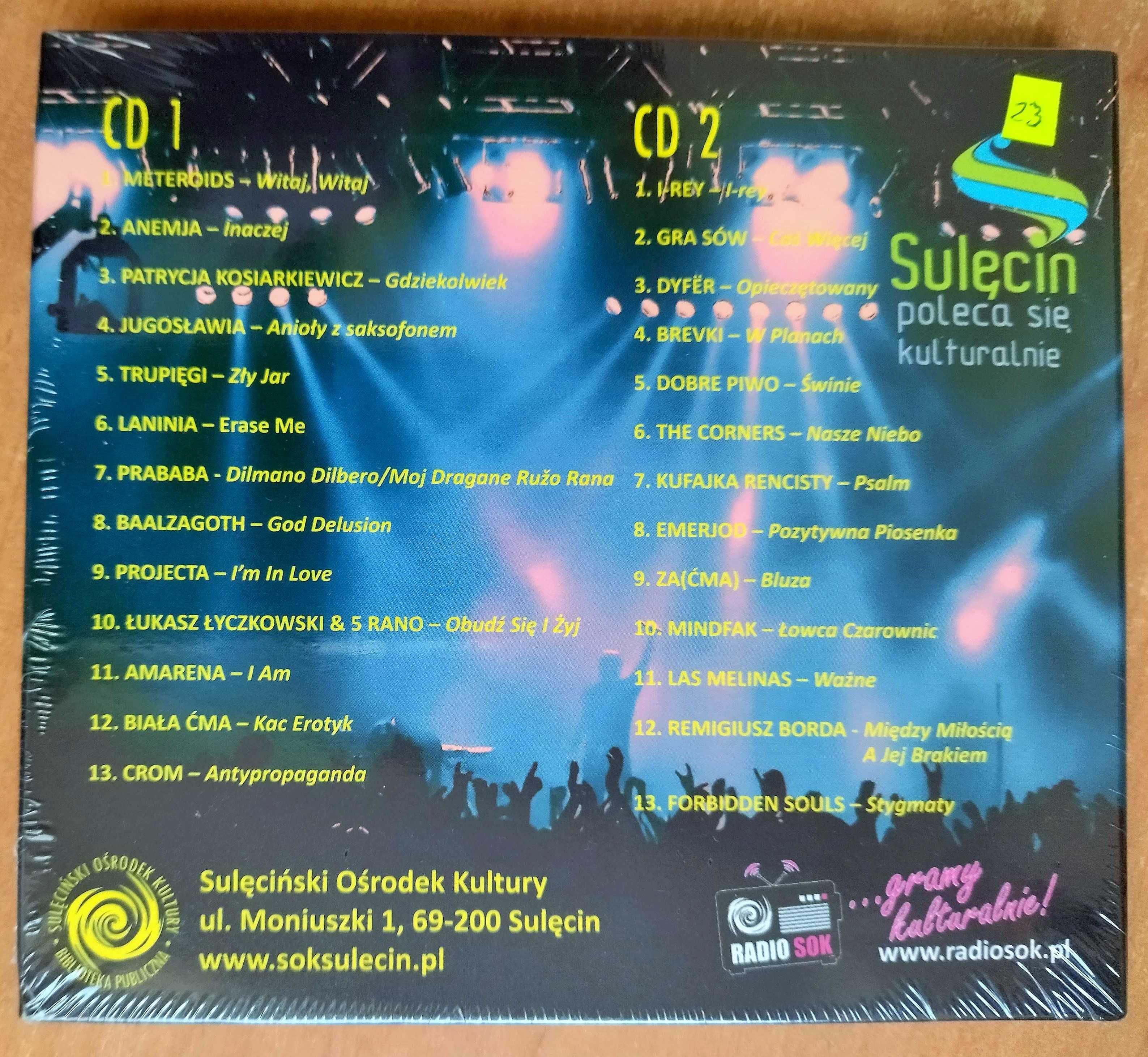 Lubuskie dobrze Rockuje Składanka 2 CD Sulęcin nowa