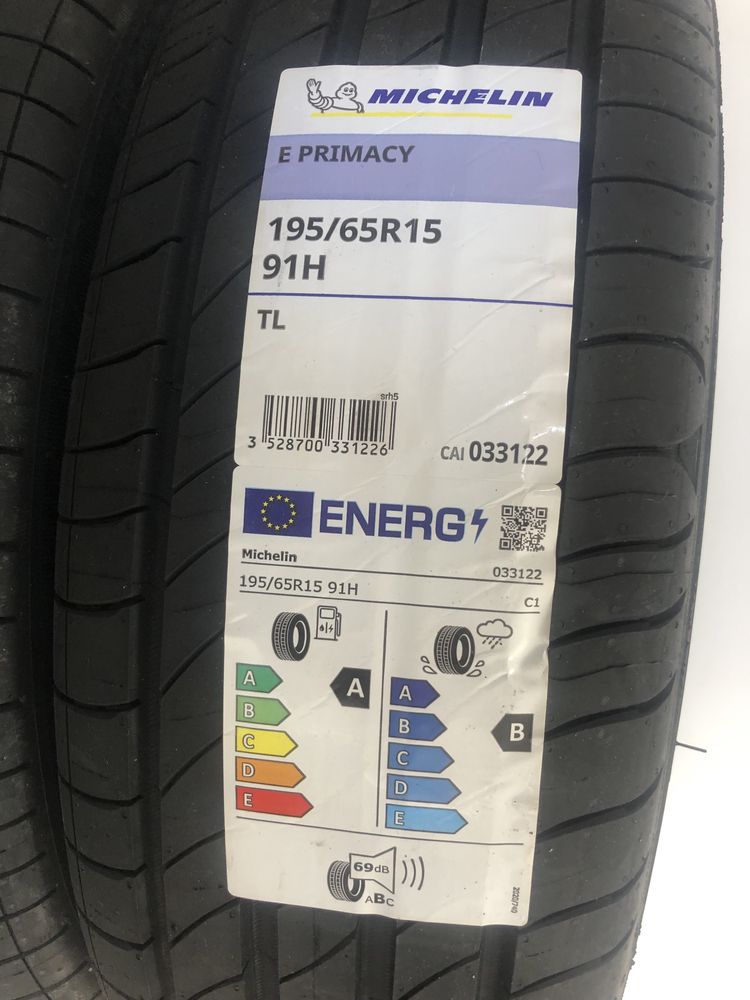 Pneus Michelin 195/65 R15 91H e Primacy (NOVOS)