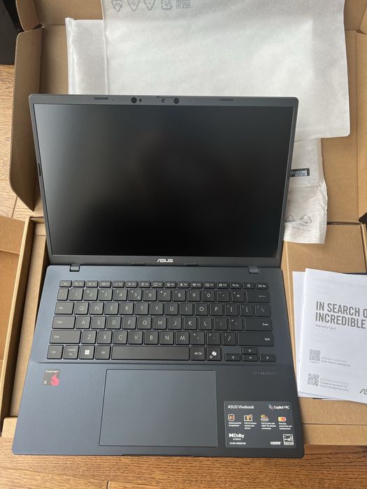 Asus Vivobook X1407Q – lekki, szybki laptop, Nowy! Gwarancja!