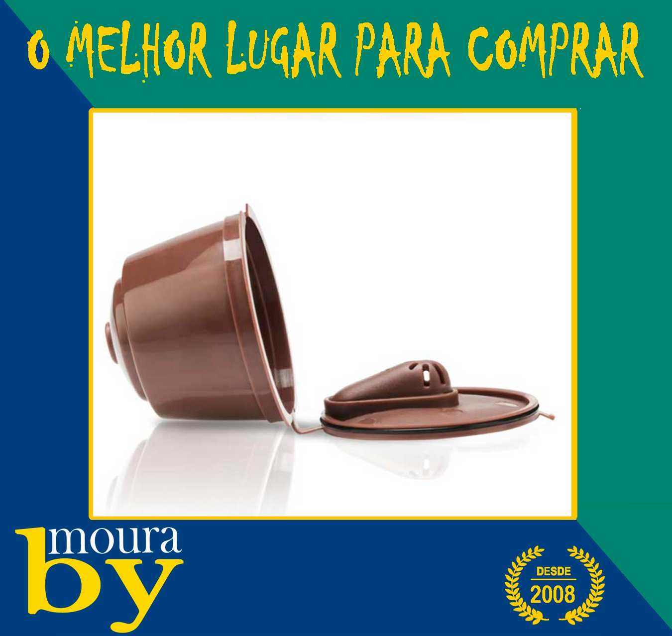 3 Cápsulas Café Reutilizáveis Dolce Gusto + colher medidor