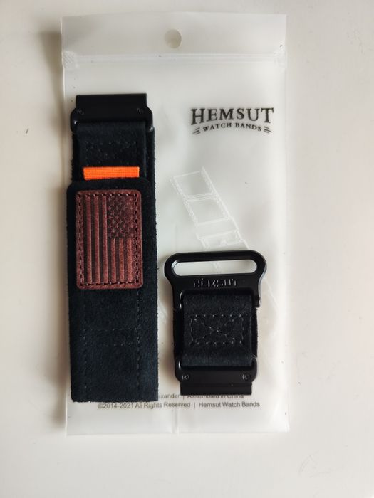 Ремінець Hemsut на Garmin ремешок шкіряний зарядка переходник